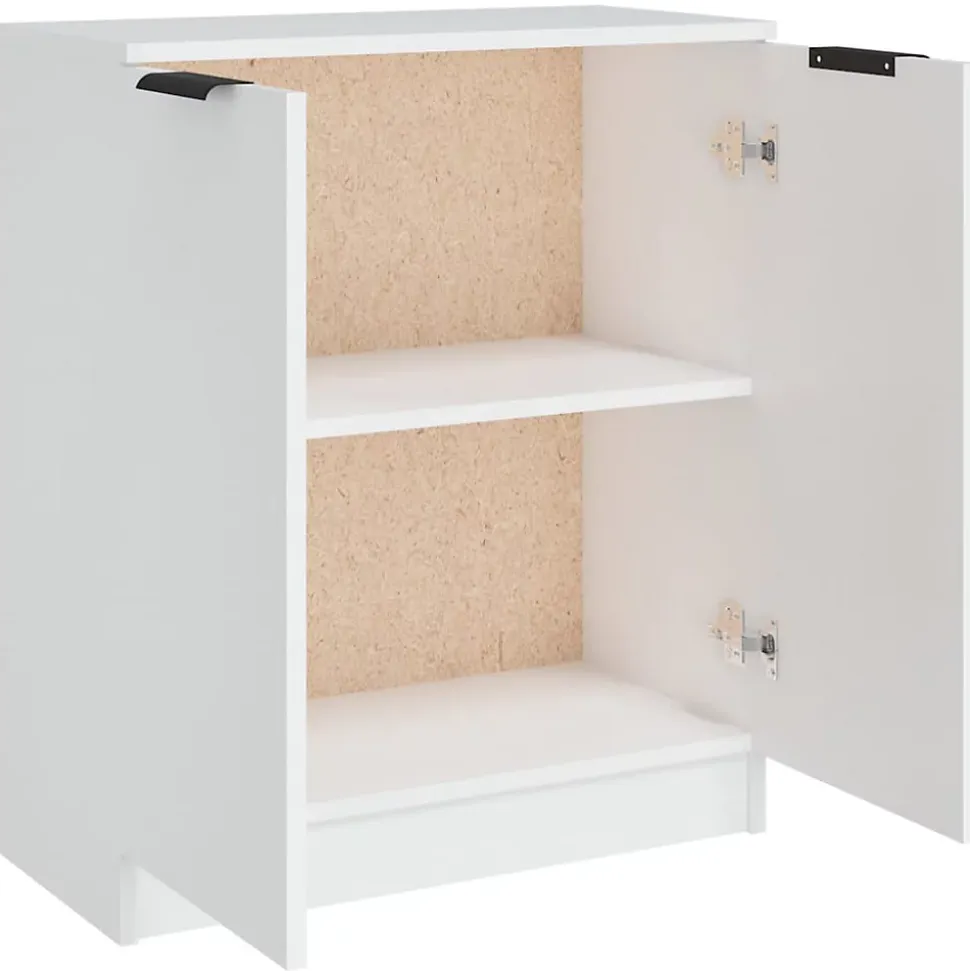 811061 vidaXL Buffet Blanc 60x30x70 cm Bois d'ingénierie