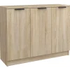 811190 vidaXL Buffet Chêne sonoma 90,5x30x70 cm Bois d'ingénierie