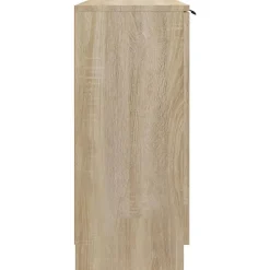 811190 vidaXL Buffet Chêne sonoma 90,5x30x70 cm Bois d'ingénierie