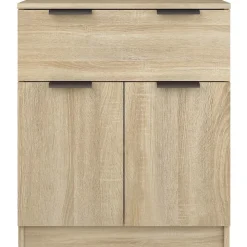 811091 vidaXL Buffet Chêne sonoma 60x30x70 cm Bois d'ingénierie
