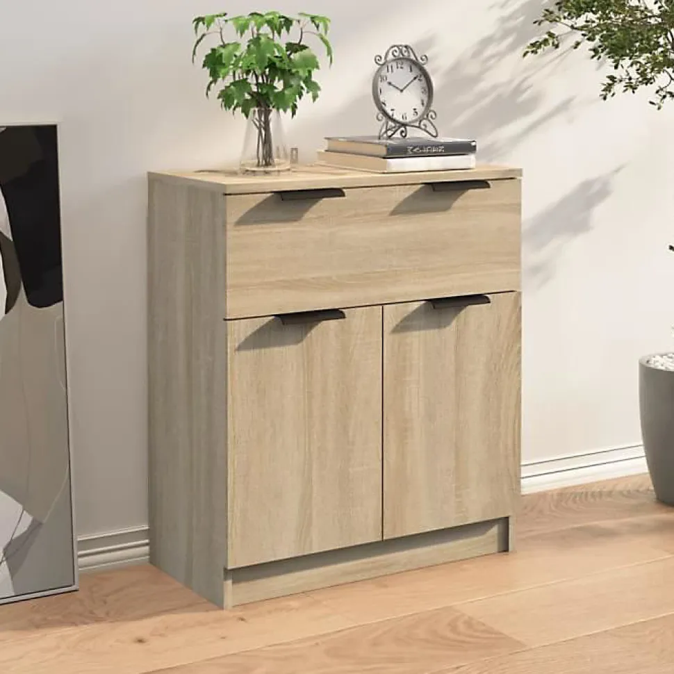 811091 vidaXL Buffet Chêne sonoma 60x30x70 cm Bois d'ingénierie