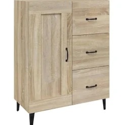 812234 vidaXL Buffet Chêne sonoma 69,5x34x90 cm Bois d'ingénierie