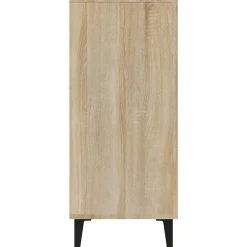 812504 vidaXL Buffet Chêne sonoma 90x34x80 cm Bois d'ingénierie