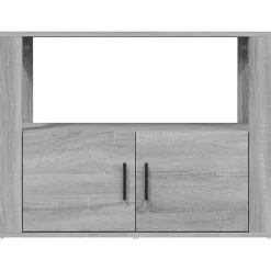 819458 vidaXL Buffet Sonoma gris 80x30x60 cm Bois d'ingénierie