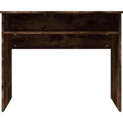 815462 vidaXL Bureau Chêne fumé 90x50x74 cm Bois d'ingénierie