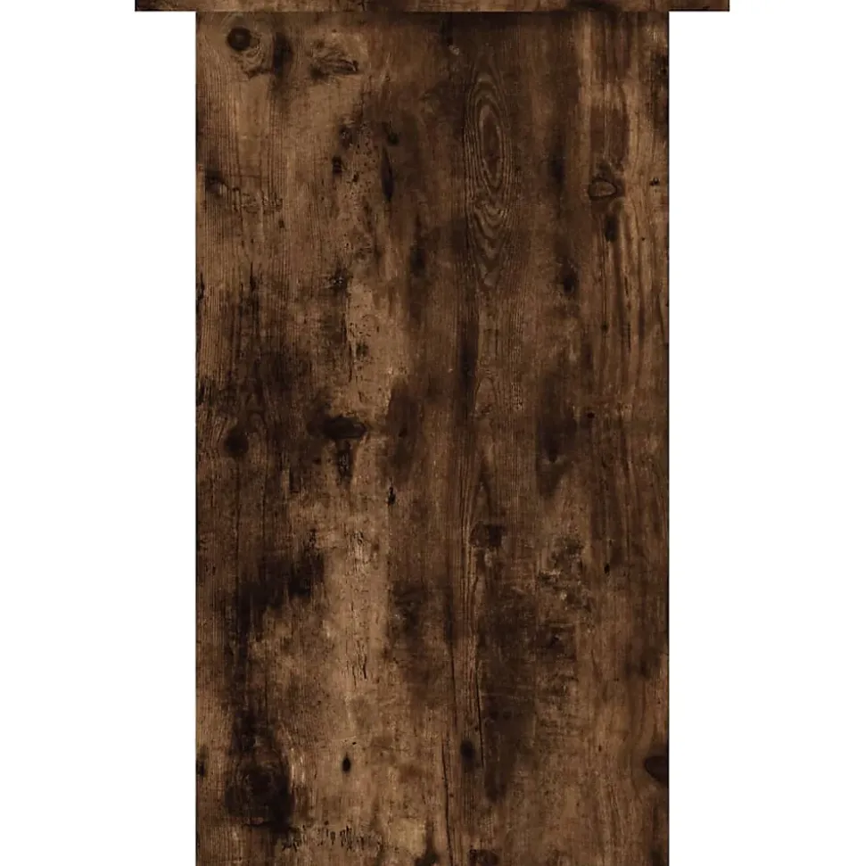 815462 vidaXL Bureau Chêne fumé 90x50x74 cm Bois d'ingénierie