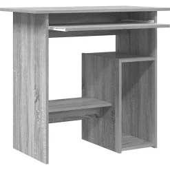 815478 vidaXL Bureau Sonoma gris 80x45x74 cm Bois d'ingénierie
