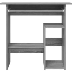 815478 vidaXL Bureau Sonoma gris 80x45x74 cm Bois d'ingénierie