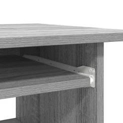 815478 vidaXL Bureau Sonoma gris 80x45x74 cm Bois d'ingénierie