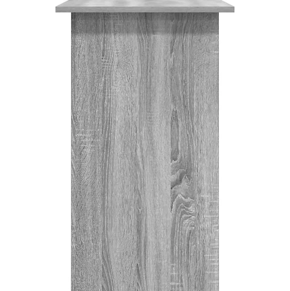 815478 vidaXL Bureau Sonoma gris 80x45x74 cm Bois d'ingénierie