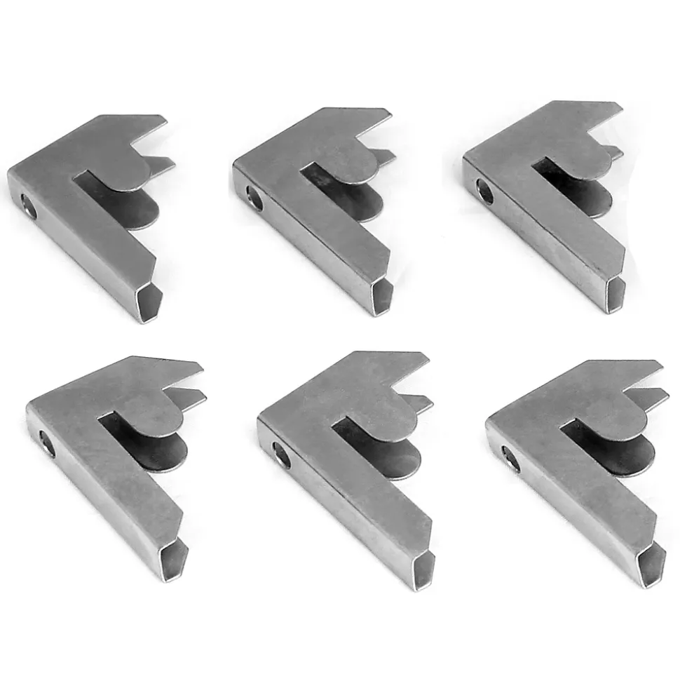 3 x Etagère à 5 Niveaux Gris - E-Rax