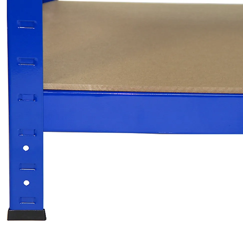 8 x Monster Racking T-Rax Rayonnage Étagère Robuste, Bleu, 75cm L, 30cm P
