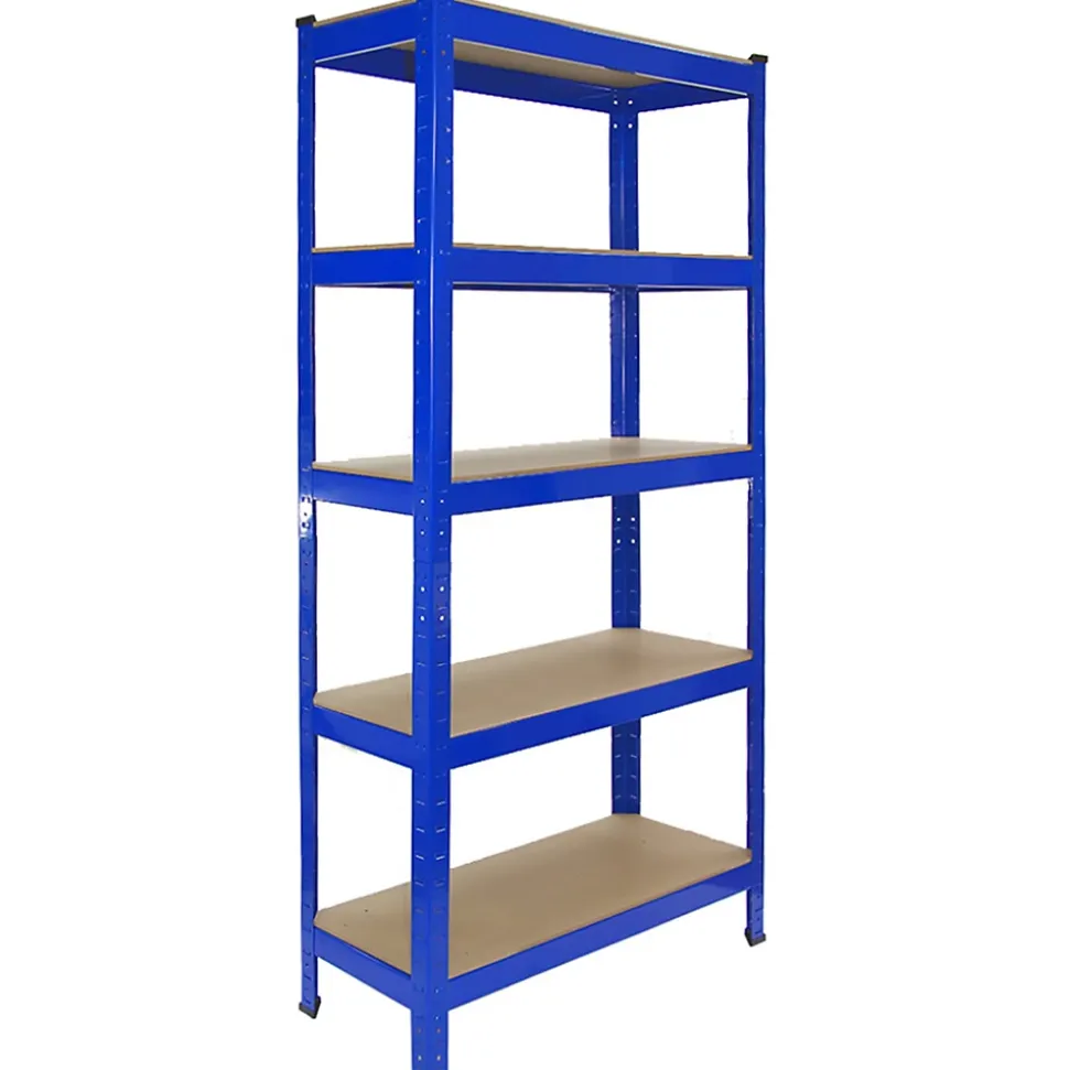 8 x Monster Racking T-Rax Rayonnage Étagère Robuste, Bleu, 75cm L, 30cm P