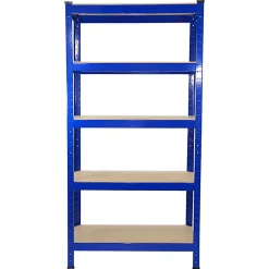 2 x Monster Racking T-Rax Rayonnage Étagère Robuster, Bleu, 75cm L, 30cm P