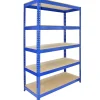 5 x Q Rax 120 x 50 x 180cm Bleue