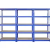 3 x Q-Rax 90 x 50 x 180cm Bleu