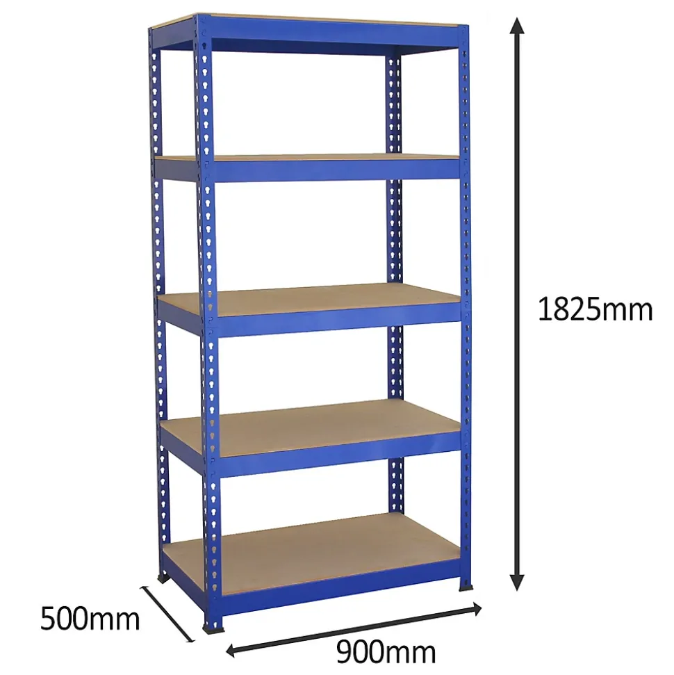 3 x Q-Rax 90 x 50 x 180cm Bleu