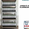 2 X Rayonnages pour charges lourdes, 200 x 120 x 60 cm, Galvanisé, Capacité de charge max :  875 kg