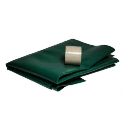 Adhésif de réparation bâches 100mm x 20m - Qualité PRO TECPLAST ADHREP - Pour tout type de bâches dont bâches serre et toiles PVC