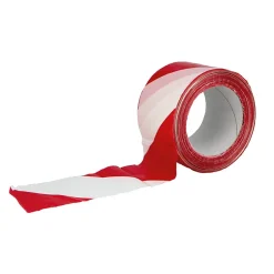 AMIG - Bande de balisage 522 - 70 mm x 500 m - Polyéthylène faible densité LDPE - Rouge-Blanc