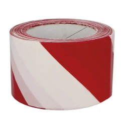 AMIG - Bande de balisage 522 - 70 mm x 500 m - Polyéthylène faible densité LDPE - Rouge-Blanc