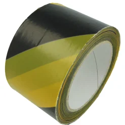 AMIG - Bande de balisage 522 - 70 mm x 200 m - Polyéthylène faible densité LDPE - Jaune/Noir