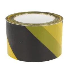 AMIG - Bande de balisage 522 - 70 mm x 200 m - Polyéthylène faible densité LDPE - Jaune/Noir