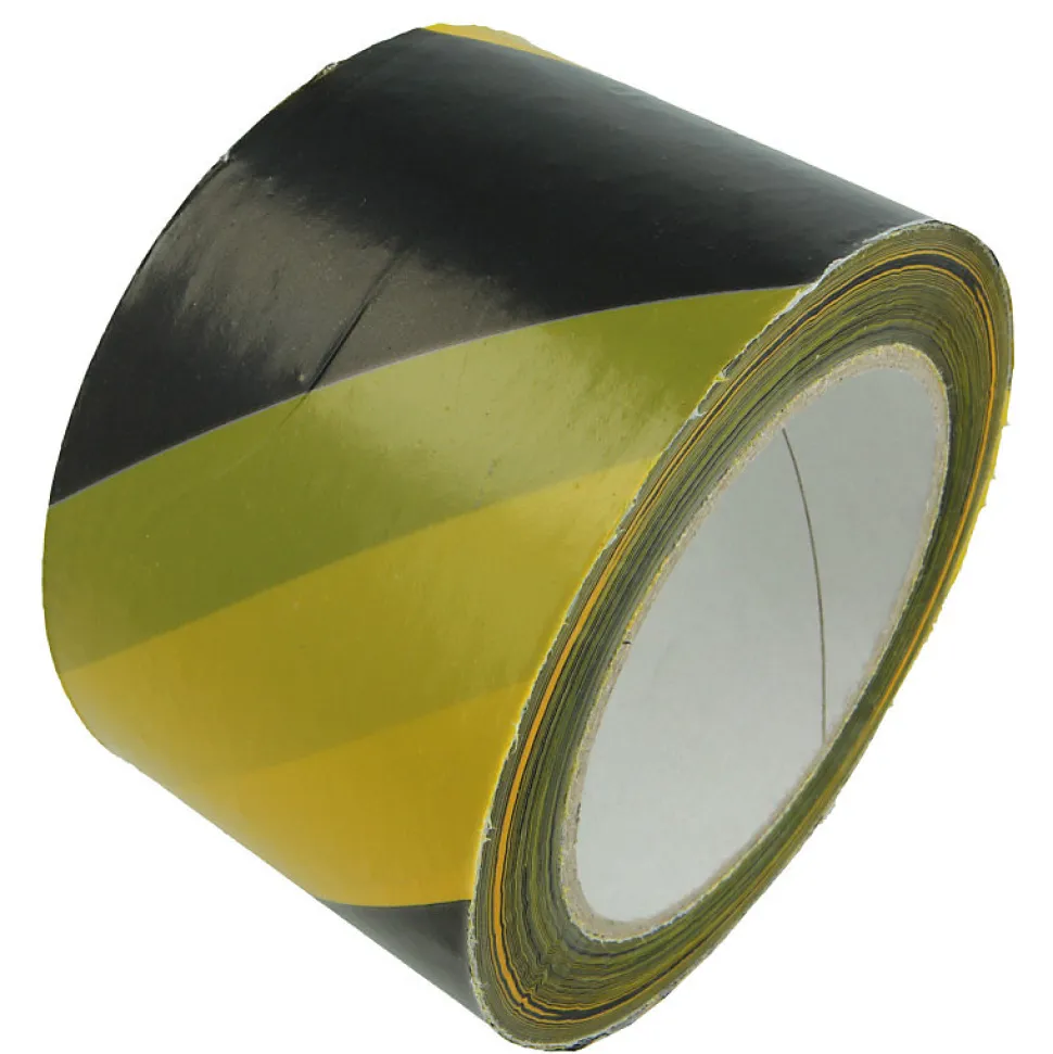 AMIG - Bande de balisage 522 - 70 mm x 200 m - Polyéthylène faible densité LDPE - Jaune/Noir