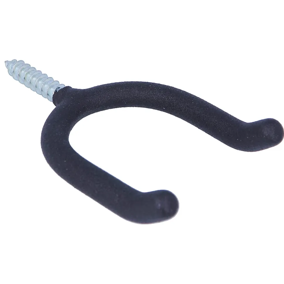 AMIG - Crochet multi-usage 773 - 130 x 75 x 10 mm - Acier - Noir