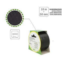 AMIG - Toile étanche 516 - 10 m x 50 mm - Noir