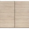 Armoire à 2 portes coulissante coloris chêne Sonoma - Longueur 220 x Profondeur 60 x Hauteur 195,5 cm