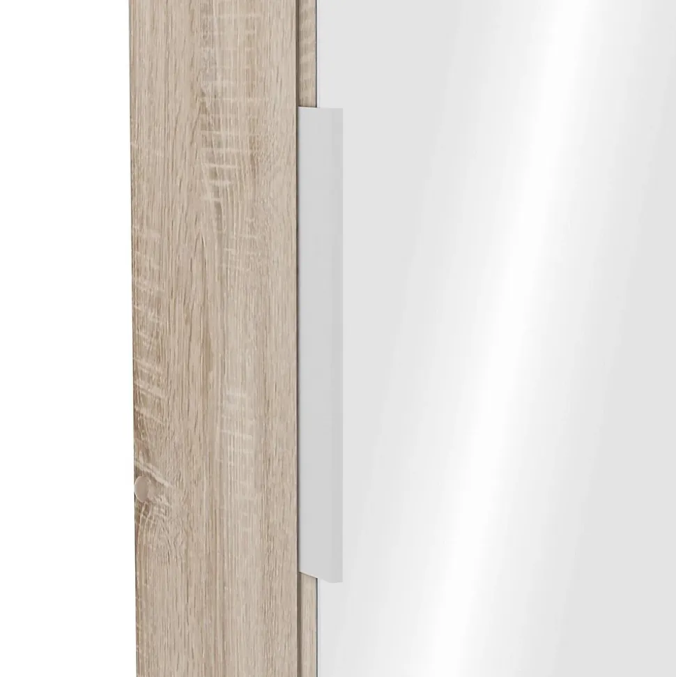 Armoire à Chaussures 1 Porte Miroir L50 cm - Zapatero