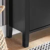 Armoire à Chaussures Commode à Chaussure 2 abattants Un Grand Tiroir, FSR89-SCH, SoBuy