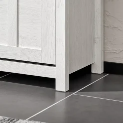 Armoire à Chaussures Meuble d'entrée 3 Abattants pour Entrée Couloir, FSR162-W, SoBuy