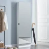 Armoire à chaussures Meura 160 x 48 x 20 cm blanc en.casa