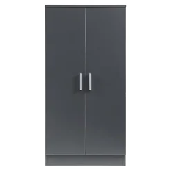 Armoire à chaussures Notribontaa avec 2 portes 108 x 55 x 35 cm anthracite en.casa