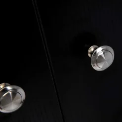 Armoire / etagere / meuble a chaussures très pratique en panneaux de particules noir