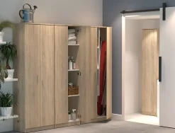 Armoire / meuble de rangement coloris Cambrian - Hauteur 180 x Longueur 60 x Profondeur 35 cm