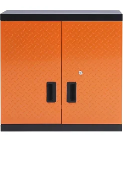 Armoire à outils murale en métal Magnusson noir et orange