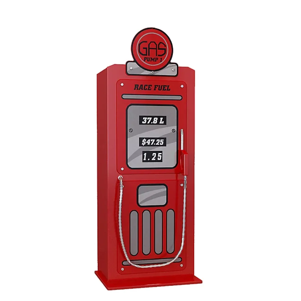 Armoire 1 porte pompe à essence Vipack Car Beds - Rouge