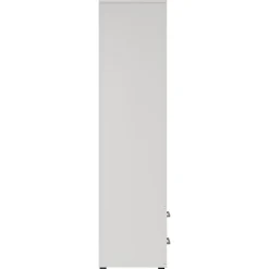 Armoire 2 portes avec miroir TOM Dimensions H185 x L80 x P52 cm Coloris blanc Style design