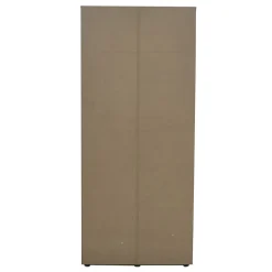 Armoire 3 portes avec miroir TOM Dimensions H185 x L120 x P52 cm Coloris blanc Style design