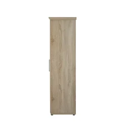 Armoire 4 portes avec penderie TOM Chene sonoma