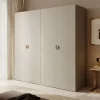 Armoire 4 portes avec tringle et tiroirs 200 cm FRAME grege