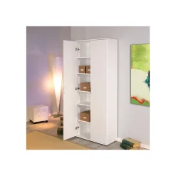 Armoire 2 Portes "Lorenzo" 189cm Blanc
