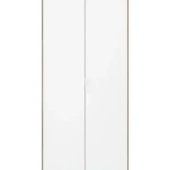 Armoire 2 portes Parisot AALBORG Chêne et Blanc 100 x 50,2 x 204 cm