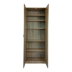Armoire 2 portes TOLLY Chene sonoma H195 cm