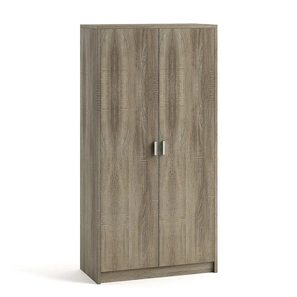 Armoire 2 portes TOLLY Chene sonoma L75 cm