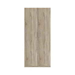 Armoire 2 portes TOM Chene sonoma Largeur 80 cm