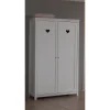 Armoire 2 portes Vipack Amori - Blanc